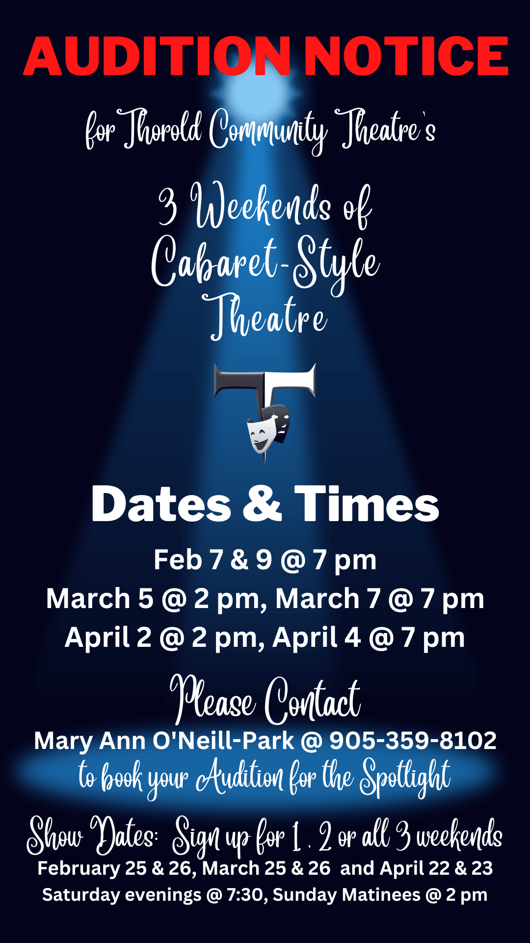 TCT AUDITION NOTICE FOR FB SPRING 2023 (1)